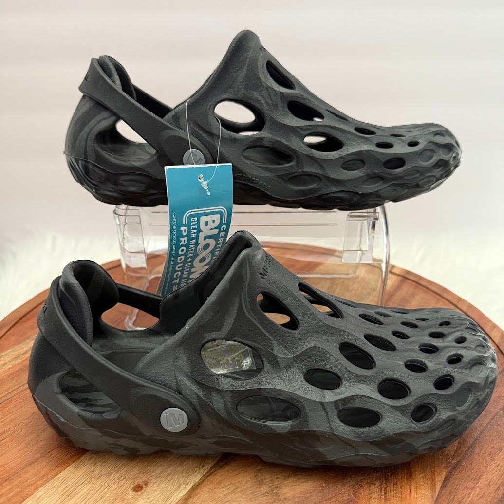 Merrell Hydro Moc Black Marble Womens 9 Water Shoes J19992 BLOOM EVA Slip On