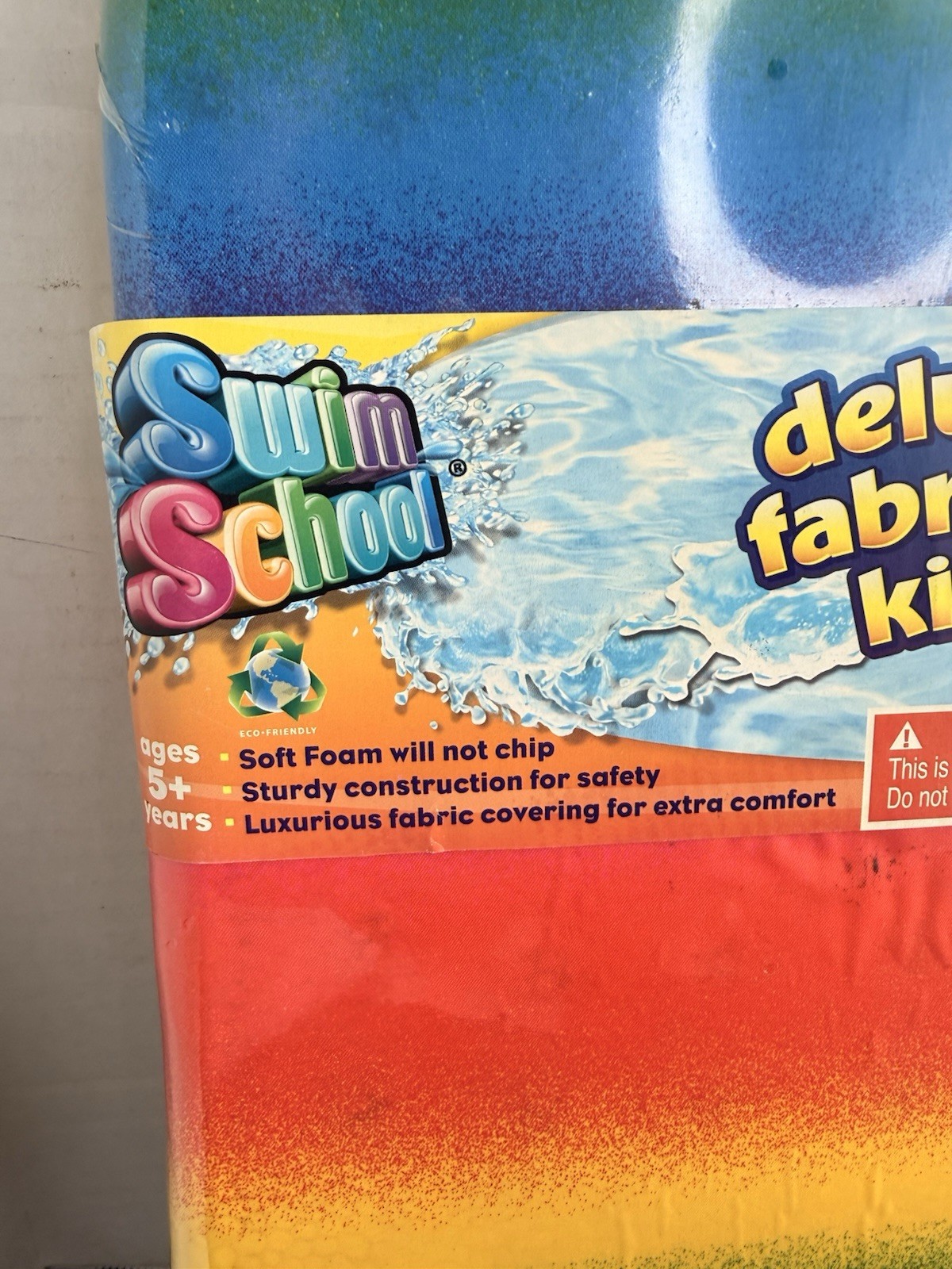 Vintage Swim School-Aqua Leisure Training Board Retro 90s Red Blue Yellow Green