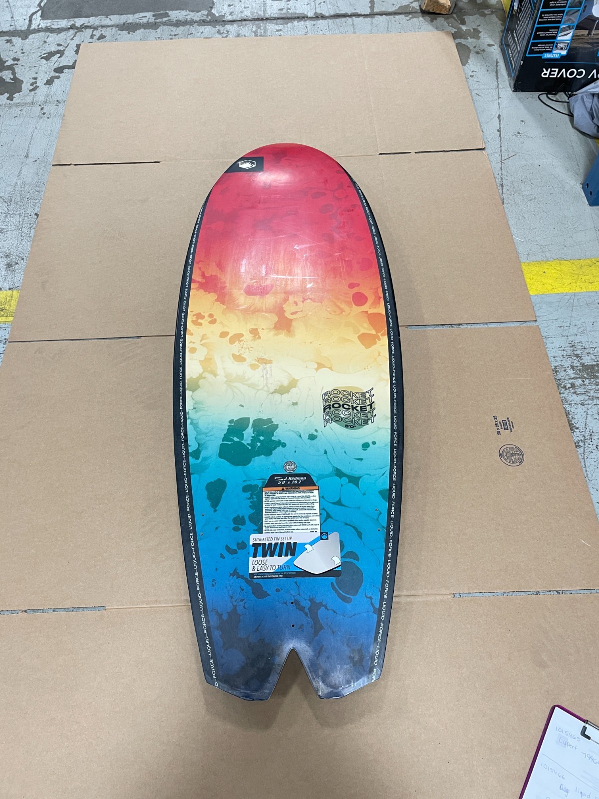 LIQUID FORCE S22089714 ROCKET 5’0″ X 20.2″ WAKESURF BOARD