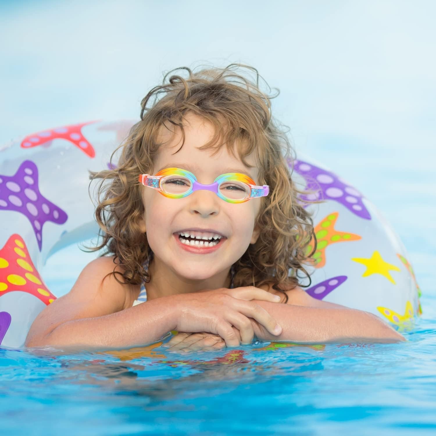 Kids Goggles, Toddler Goggles3/4/5/6 Years Old, Rainbow Mermaid Unicorn Goggl…