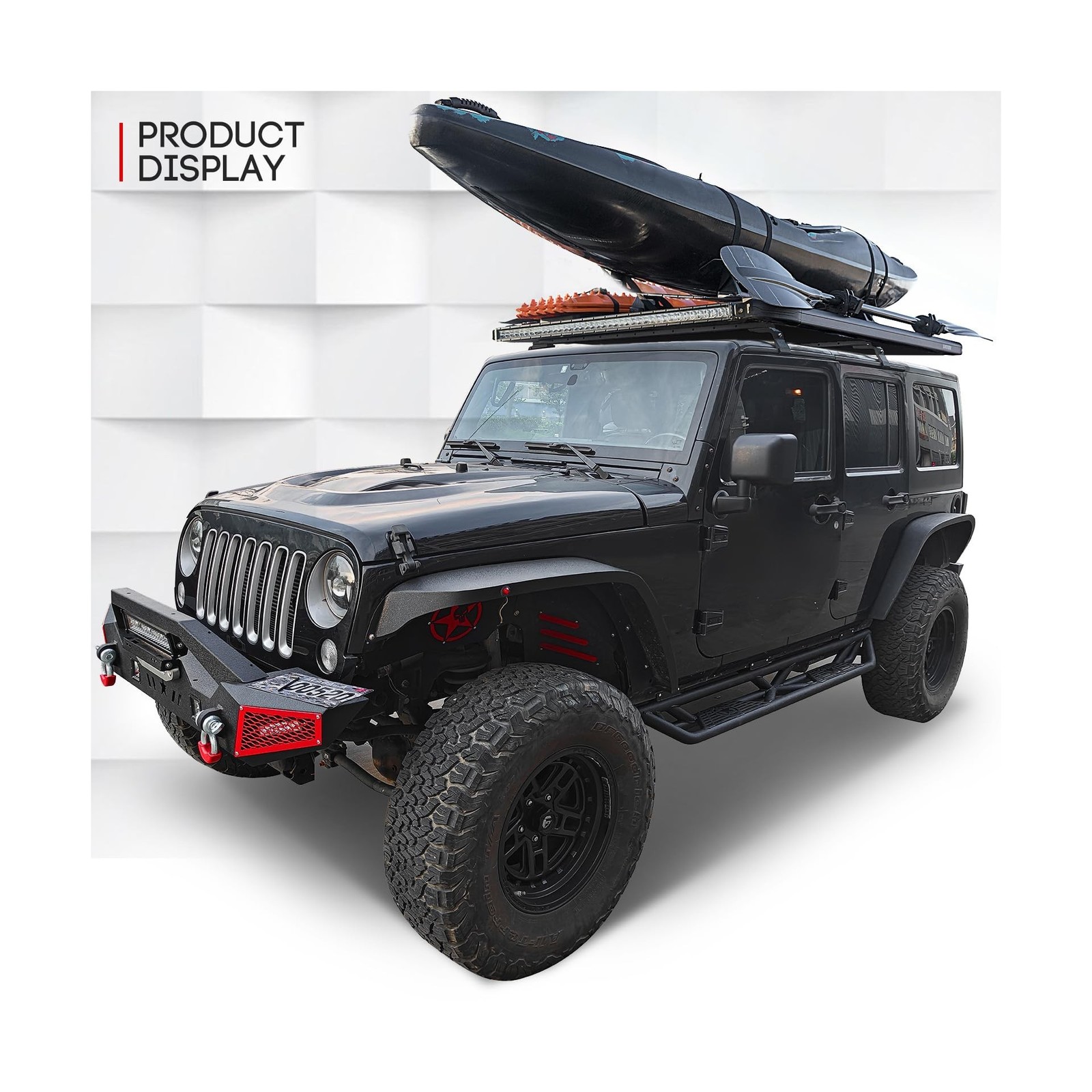 Steel Maximum Load 300 lbs Roof Rack Bars Kayak Cargo Carriers Crossbar roof …