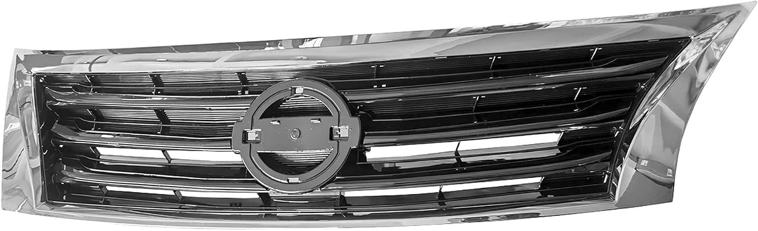 Front Upper Bumper Grille For 2013 2014 2015 Nissan Altima Black Insert