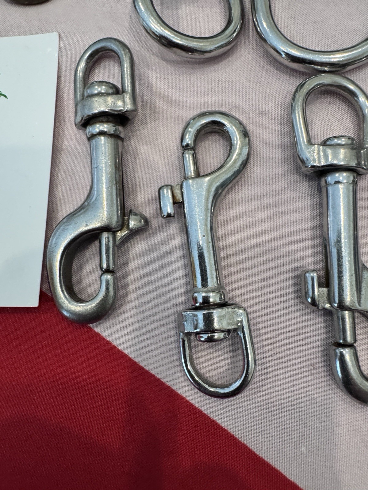 SCUBA BRASS OR CHROME CLIPS LARGE OR SMALL ONLY $15.00