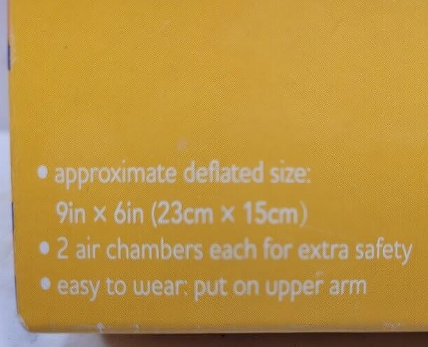 NOS 2 boxes Swim Aid Inflatable Arm bands Training floaties for ages 3-6