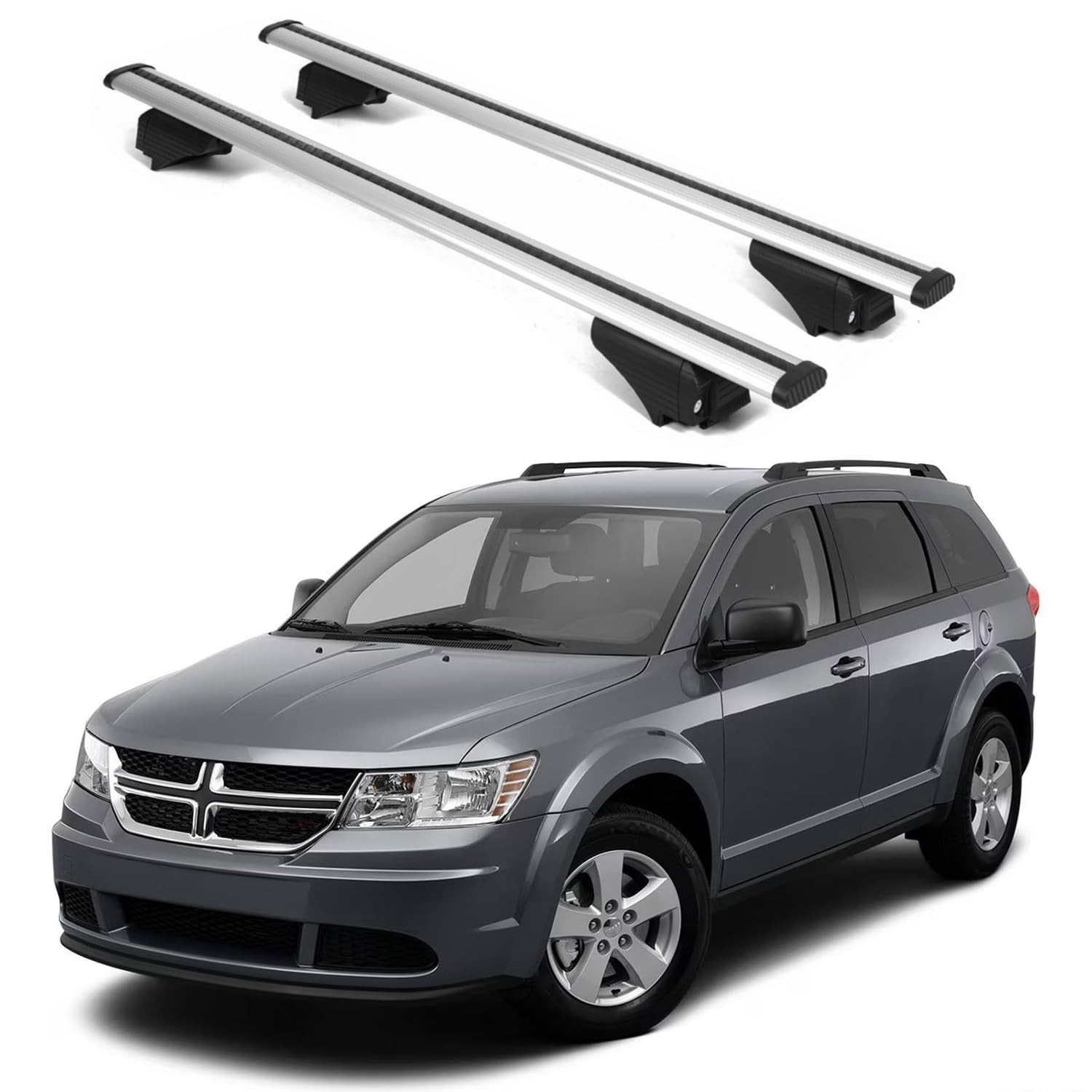 ERKUL Roof Rack Cross Bars for Dodge Journey 2013-2020 | Aluminum Crossbars w…