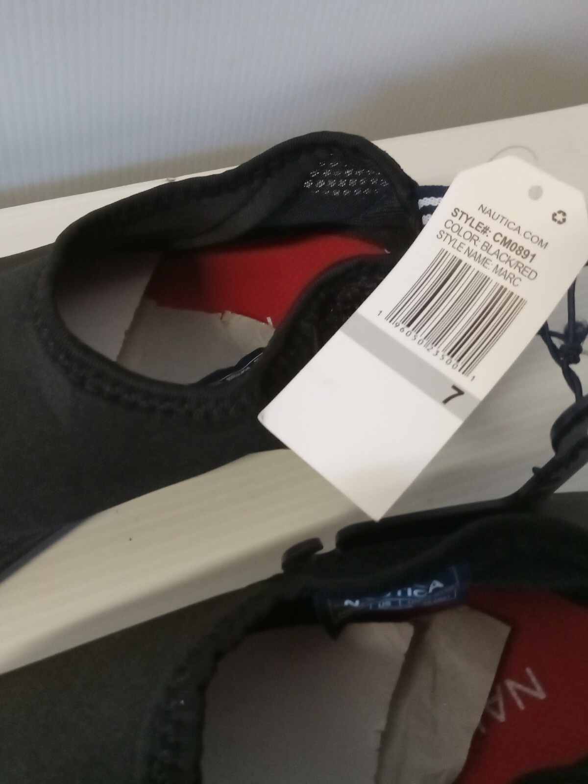 Nautica Kids size 7 Athletic Water Shoes Aqua “marc” Slip-on Sandals (☆#00t)