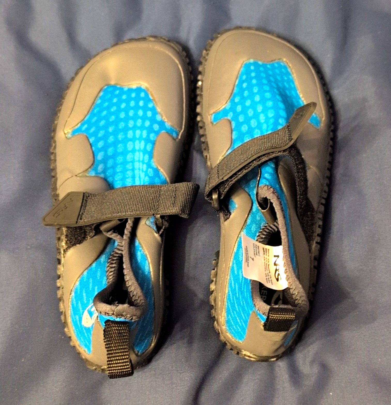 NRS Kicker Water Sport Shoes Unisex Blue/Gray US Size 7 MPN 94612