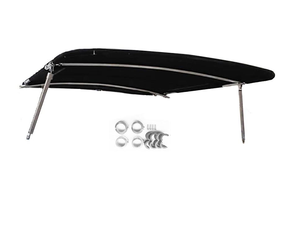 Origin Catapult Boat Wakeboard Tower Black W/ Pro Tower Bimini Top Pkg 5 Yrs Wty
