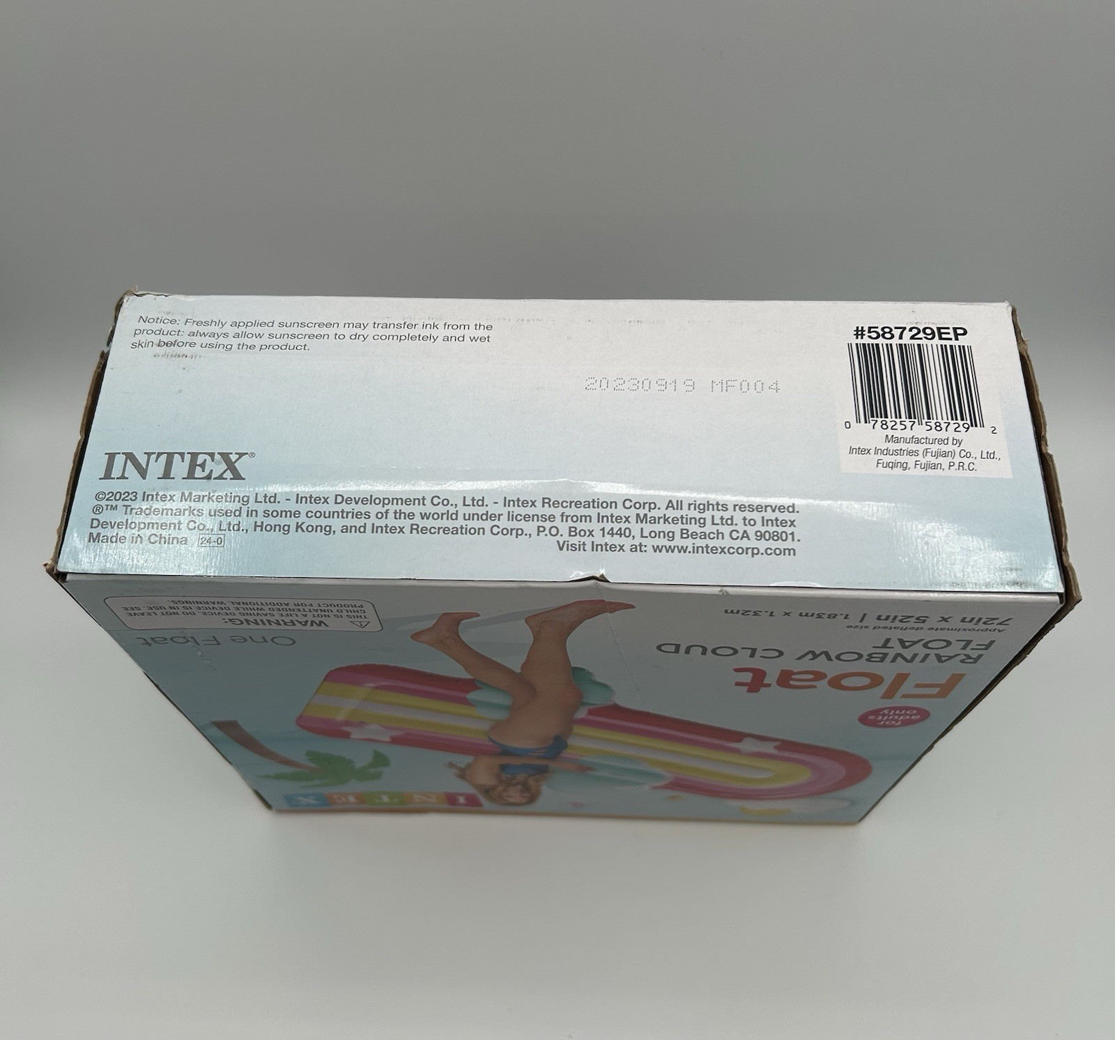 Rainbow Cloud Float For The Pool 72in – 52 In For Adults
