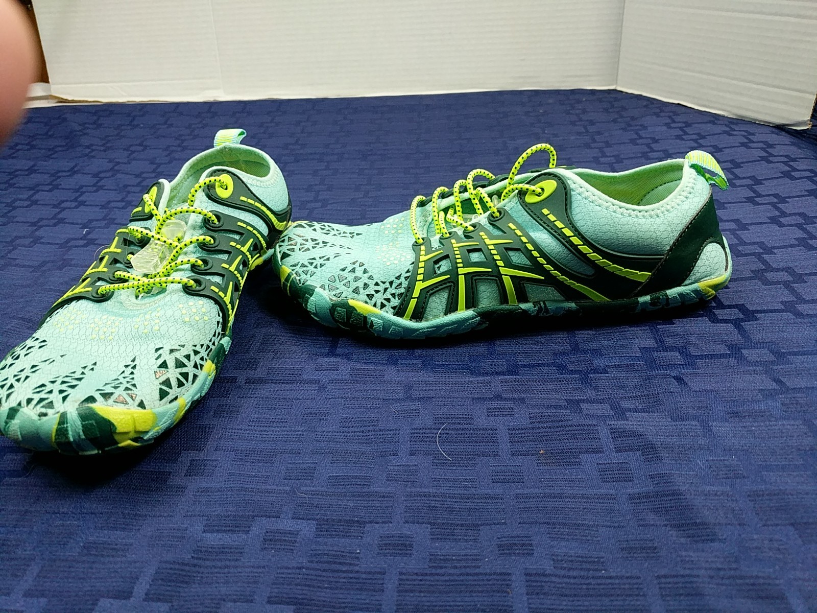 Women’s Functional Water Shoes Grey, Yellow, Black Size 8