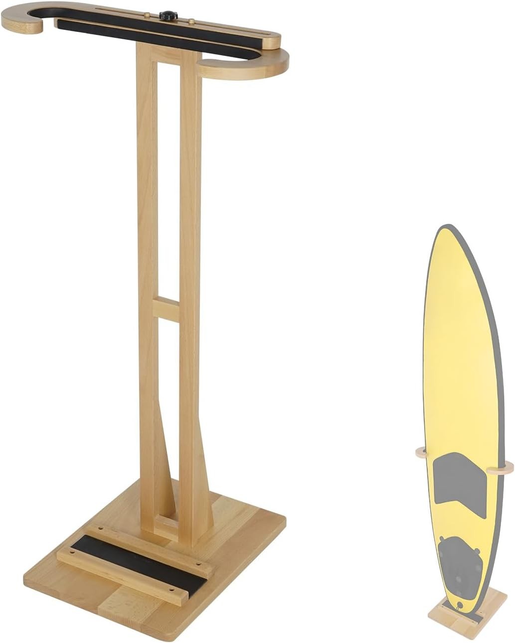 Surfboard Stand Floor Display Wooden