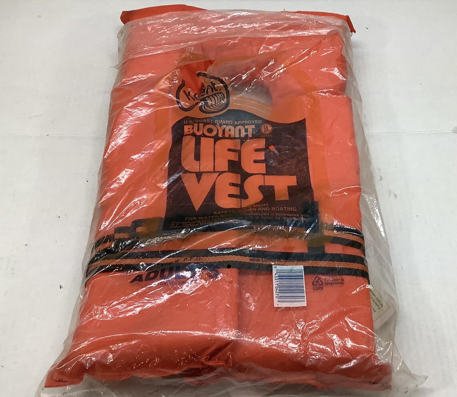 Kent Buoyant Life Vest Safety Equipment for Water Recreation Adults Over 90 LBS