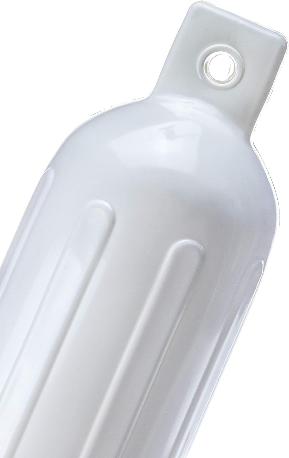 Twin Eye Inflatable Boat Fender for 15-20 ft Boats – White