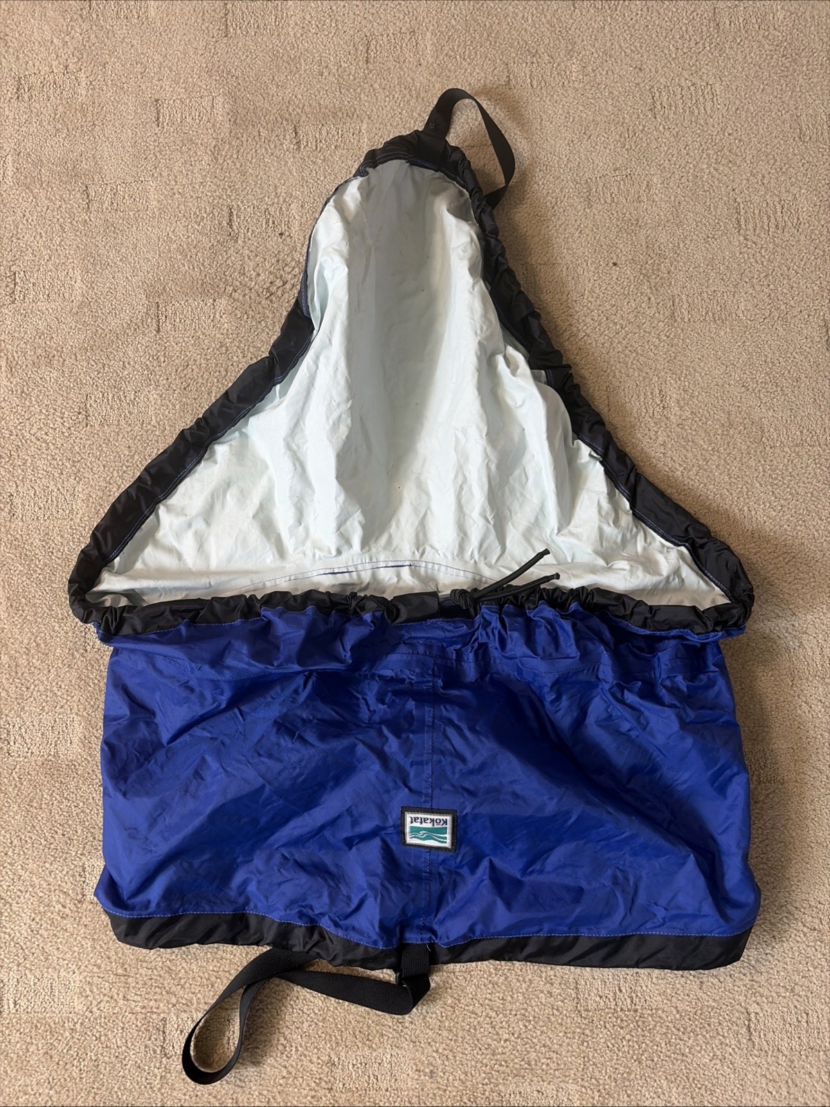 Quality Kokatat USA Blue Kayak Spray Skirt Unisex SZ L Stay Dry Great Condition!