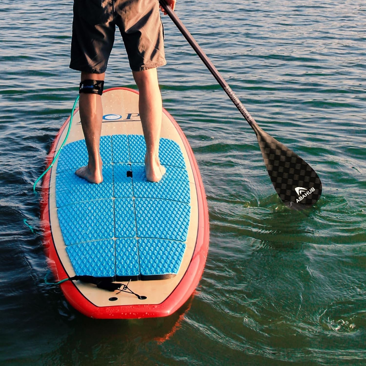 Carbon Fiber SUP Paddles, 1 x 3 Section Adjustable 67″ – 86″ Carbon Fiber Shaft,