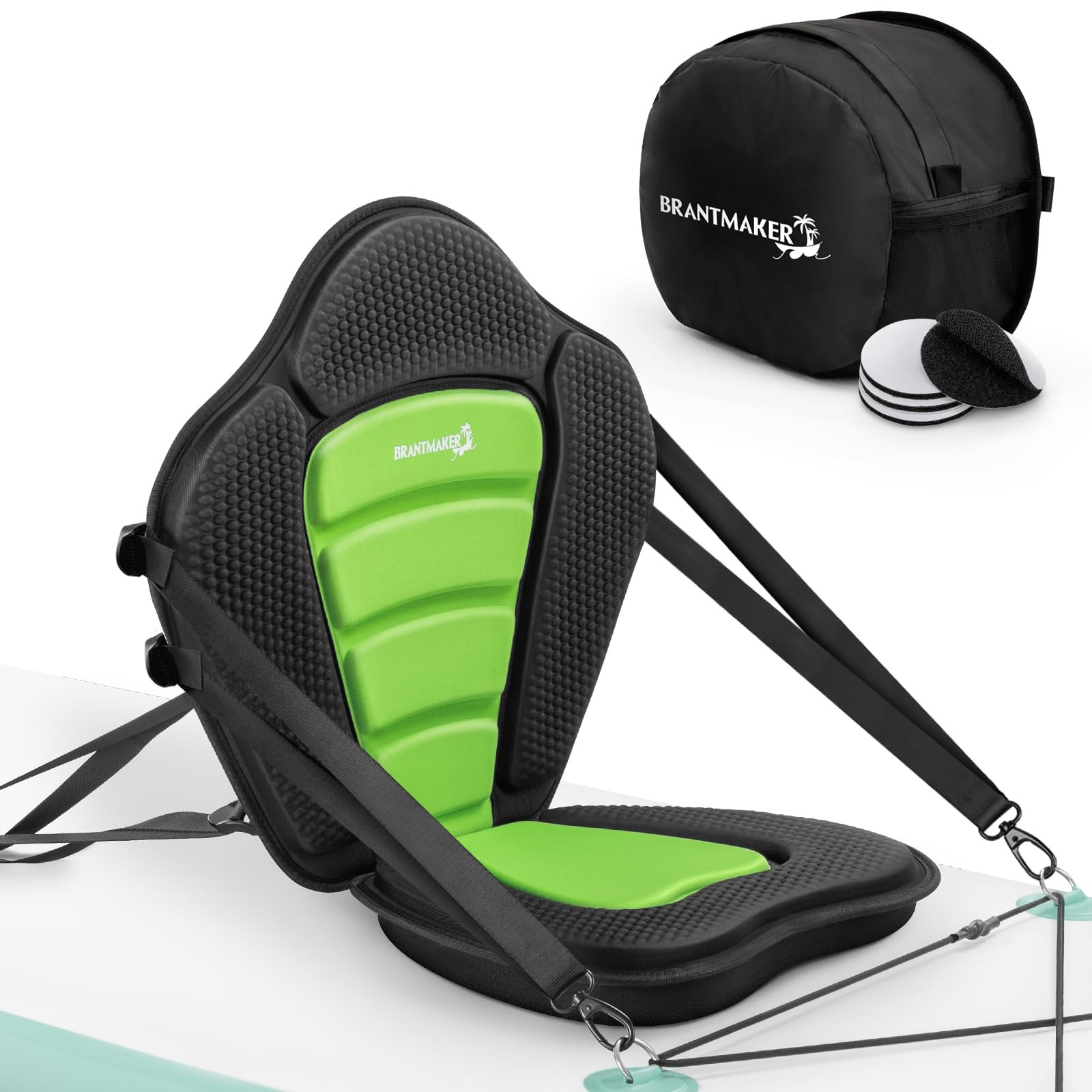 BRANTMAKER Universal Kayak Seat with Back Support for Paddle Boards & Canoes