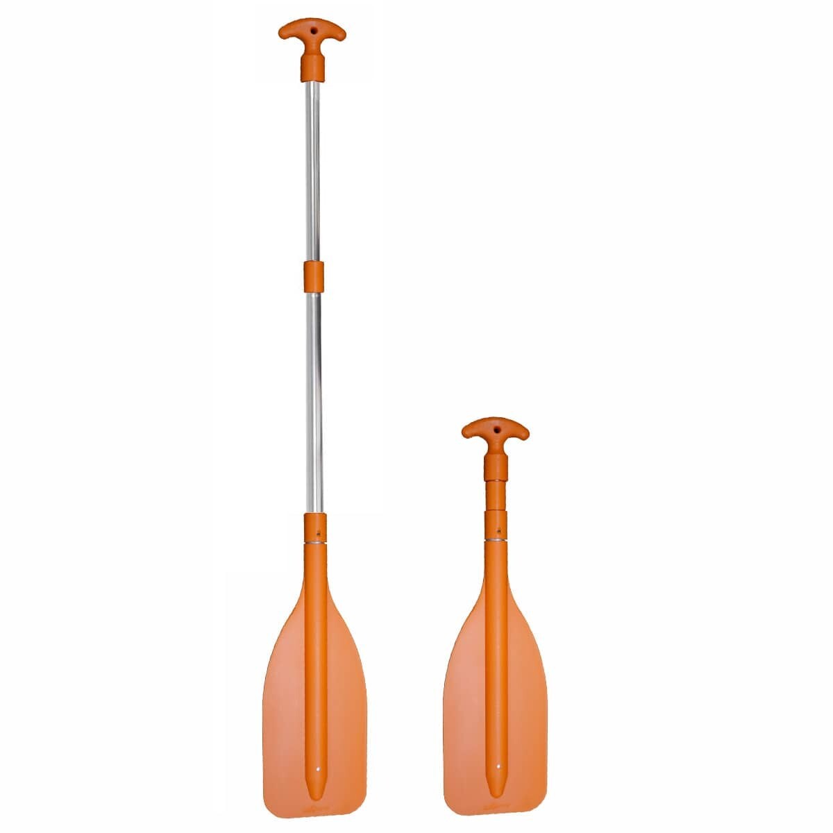 Oceansouth Telescopic Kayak Paddle x2 (3 parts, Safety Orange) 23″ – 48″