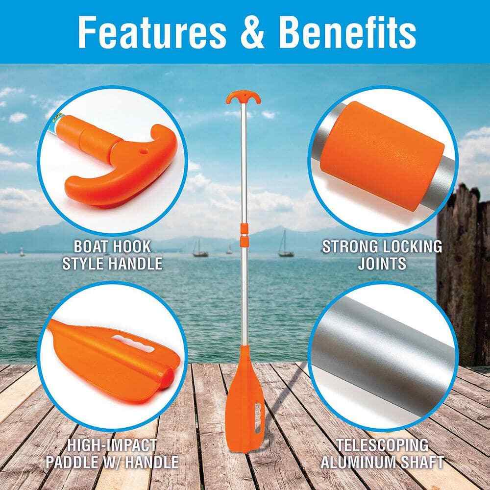 26 in. to 72 in. Telescoping Paddle Orange