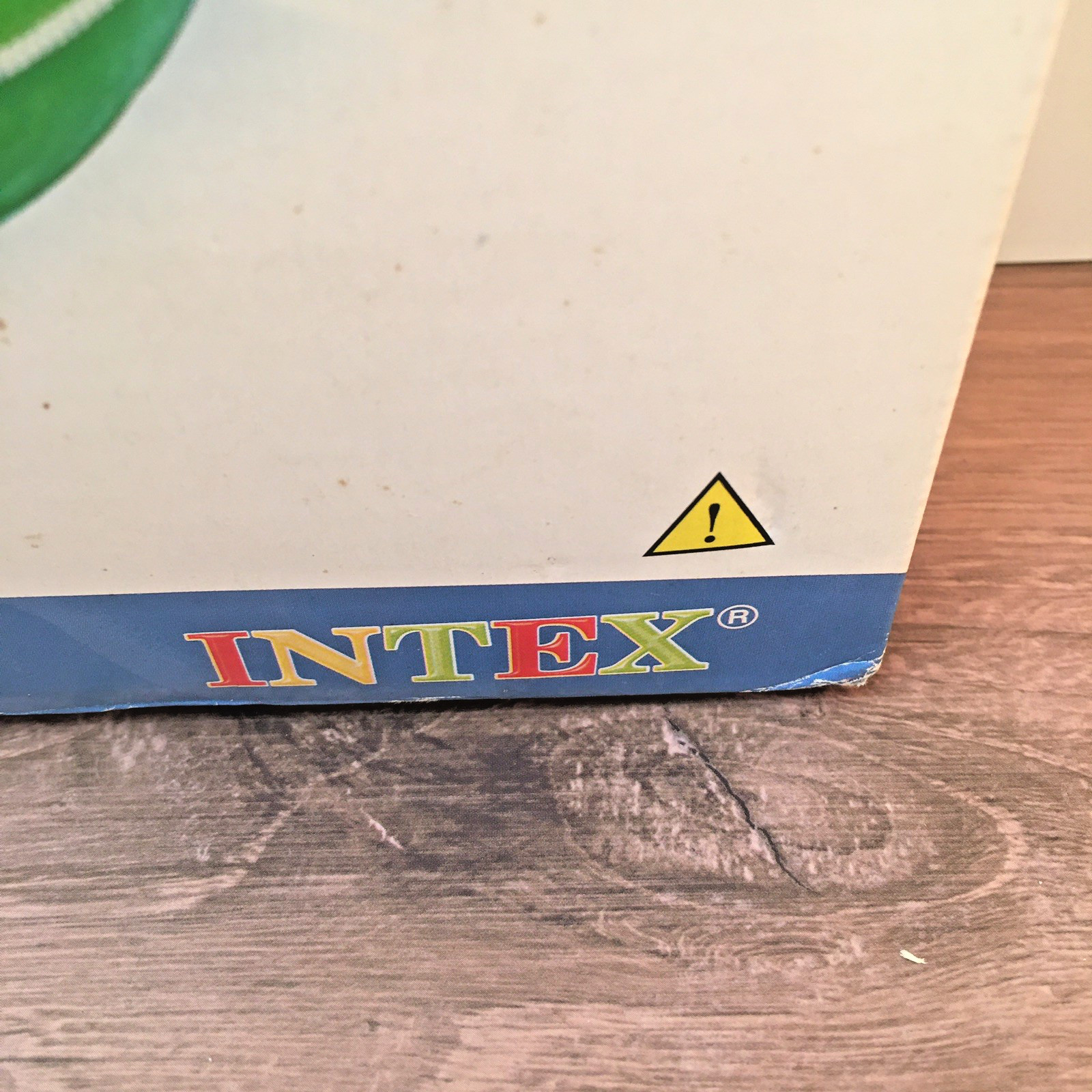 Vintage Intex The Wet Set Green Tan Dazzler Pool Lounge 81″x 52” 2002 #58804