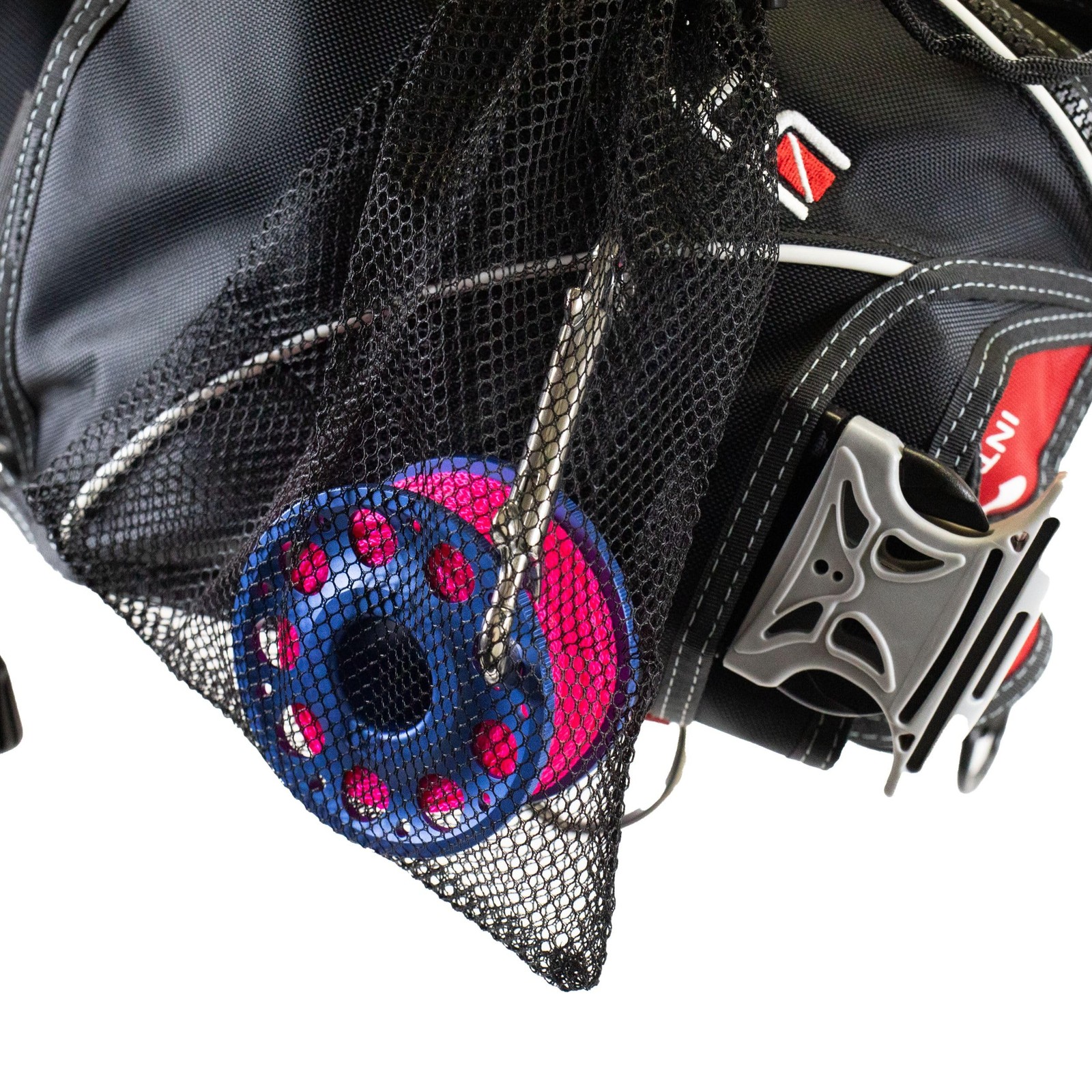 Scuba Choice Storage Mesh Bag for Snorkel & Dive Mask, 9″x6.5″, small, Black