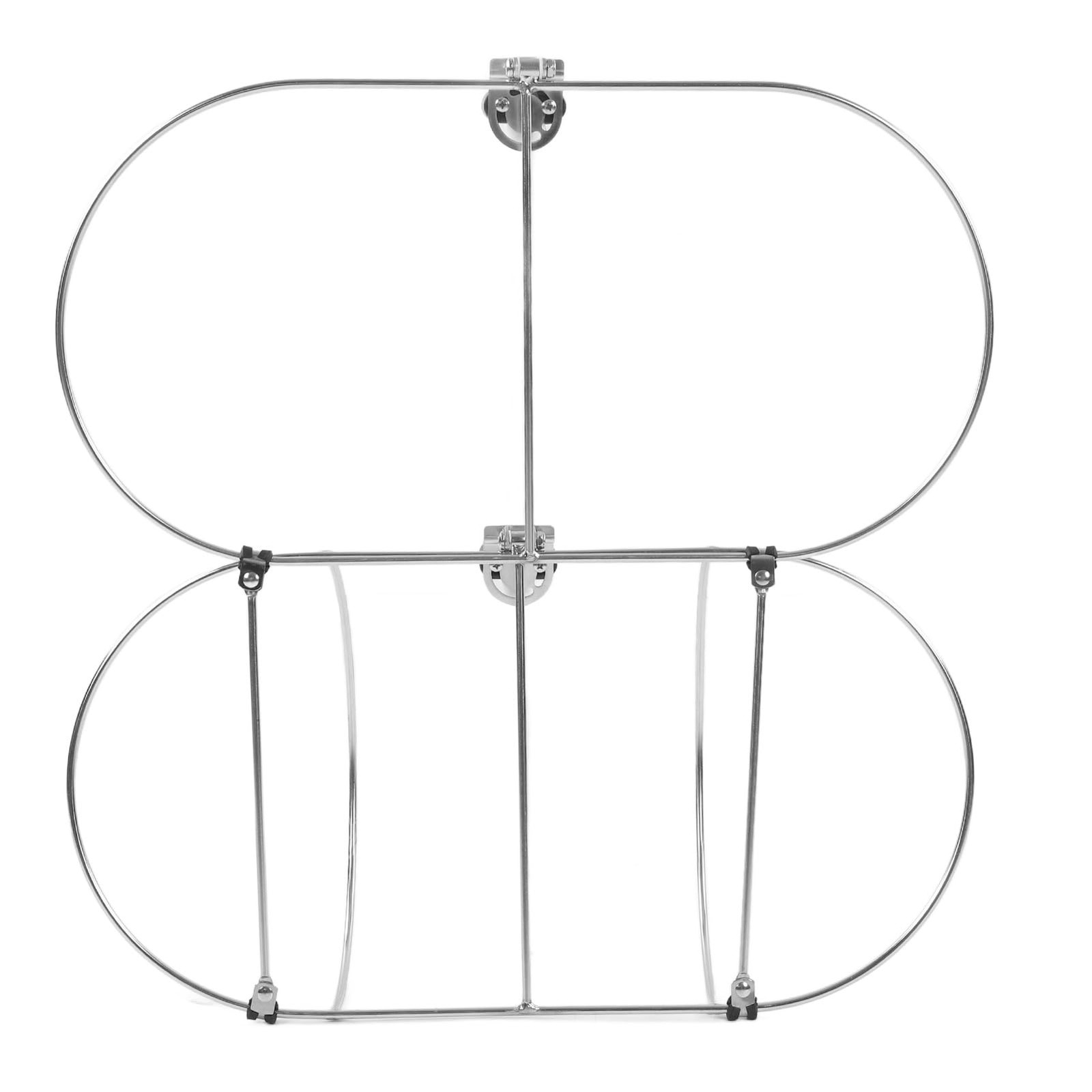 Foldable Boat Fender Holder Rack 304 Stainless Steel Double Marine Mount