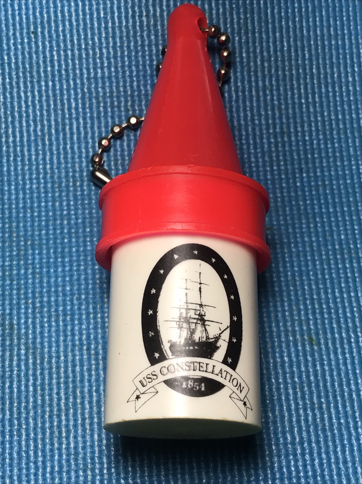 Boat Floating Keychain, Baltimore Inner Harbor, Warterproof Storage Compartment