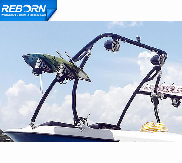 Sale Ends July 31 Reborn Elevate Wakeboard Tower Glossy Black Coated 5 YR WRTY