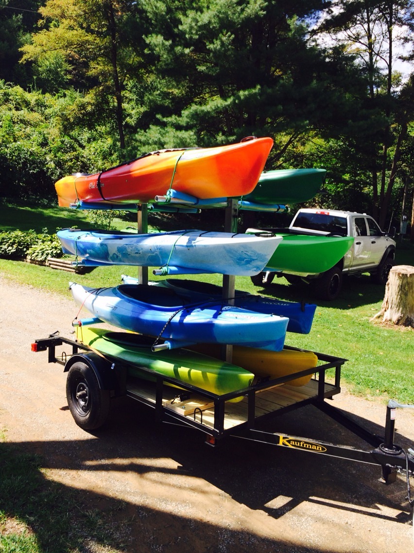 CarriCo Watersports Kayak Carrier Rack Canoes Boats Paddleboard SUP (no Trailer)