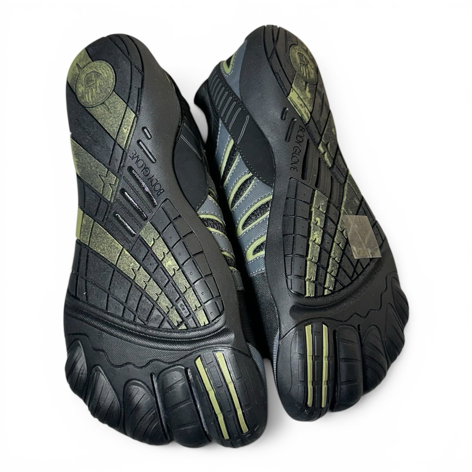 Body Glove 3T Barefoot Warrior Men’s Water Shoes, Size US 10, Black/Aloe