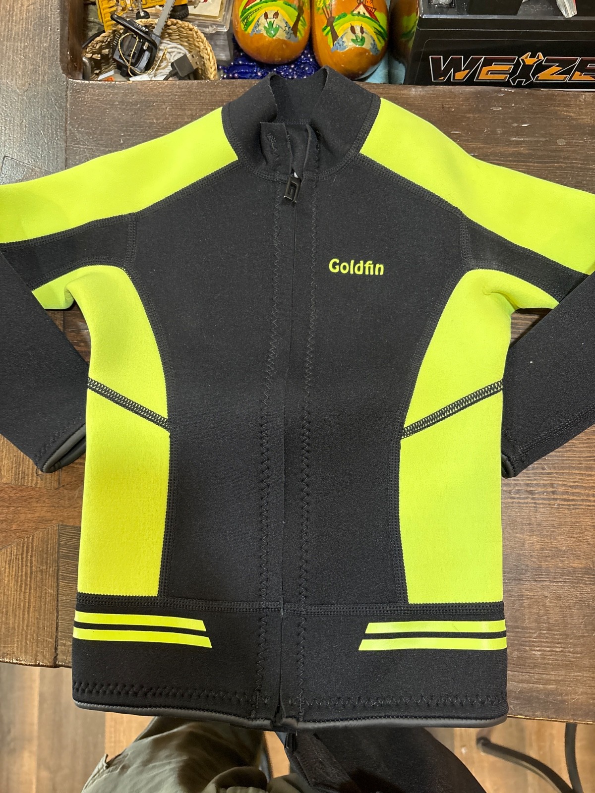 Goldfin Kids Wetsuit for Unisex Size 4, Toddler Neoprene Front Zip