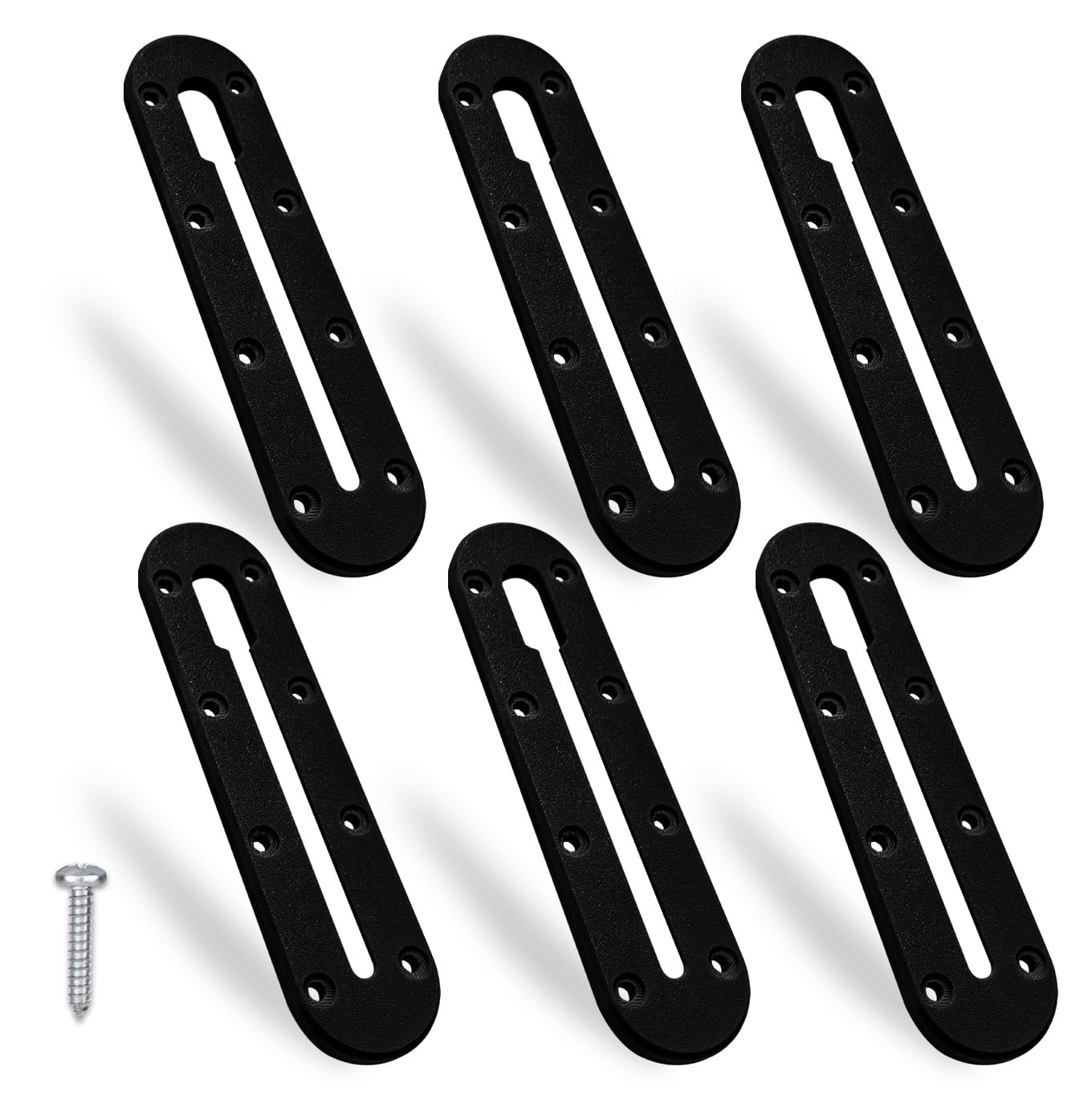 6-Pack Kayak Track Mount Accessories Kit -Universal Rail System for Kayak Fis…