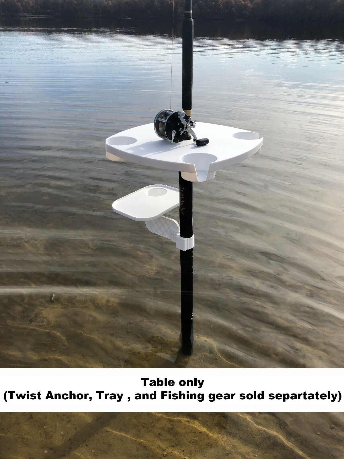 Sandbar Anchor Table, Beach Table, Sand Anchor Table, Twist Anchor Table,