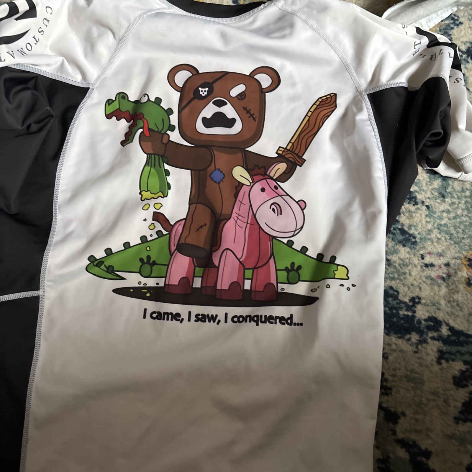 Rash Guard Size M I Came I Saw I Conquered Custom Athletics