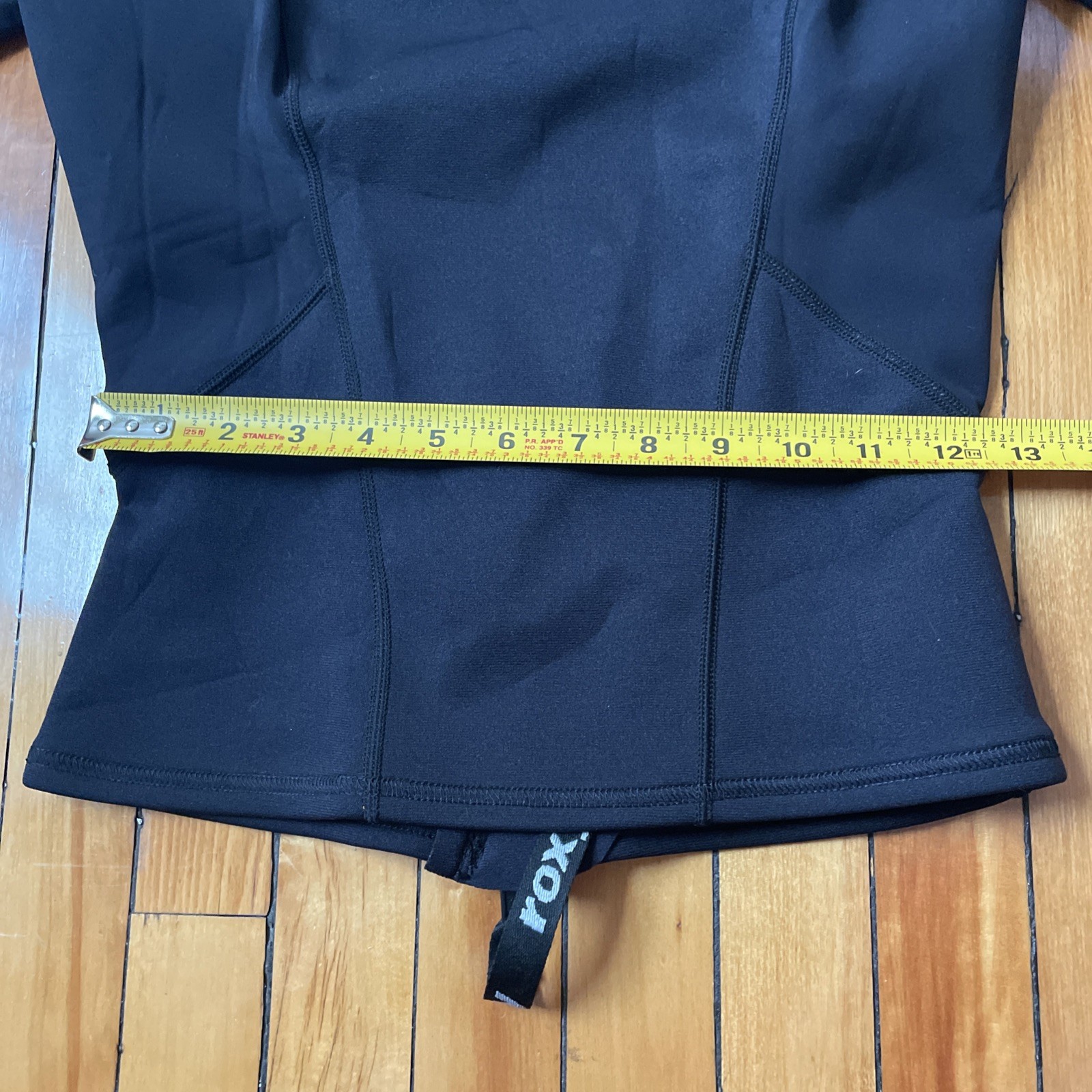 Roxy Black Wetsuit Top Womens Size 10/38 Syncro 1 Hyperstretch