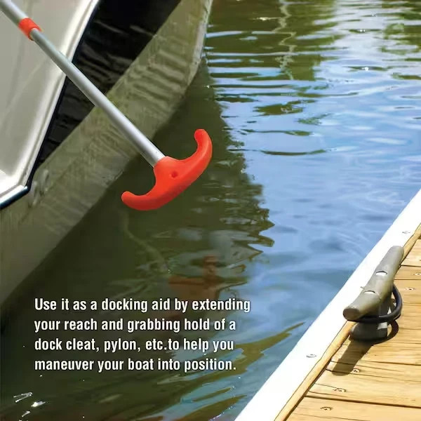 72 in. Telescoping Paddle – Orange Aluminum Adjustable Boating Oar, Lightweight.