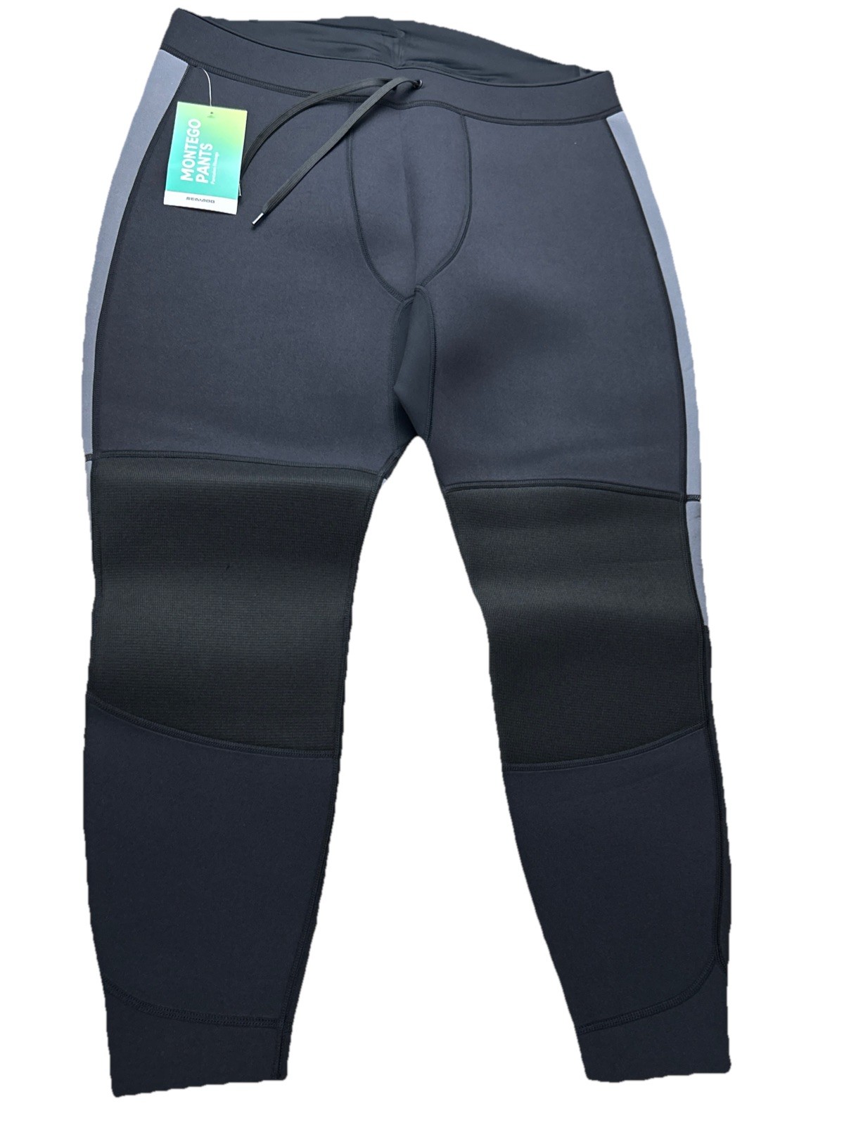 Sea-Doo Montego Men’s Wetsuit Pants 2XL 3mm Black Gray Neoprene Jet Ski Dive