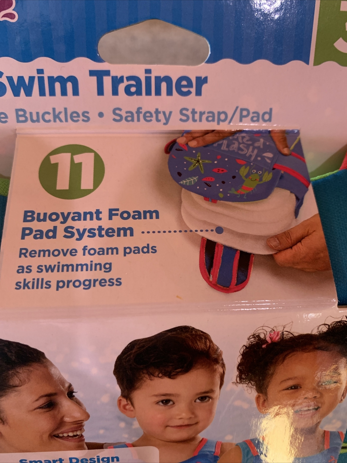 Swim School Progressive Swim Trainer Level 3 -Safety Vest = Ages 3-5 Max 38 lbs