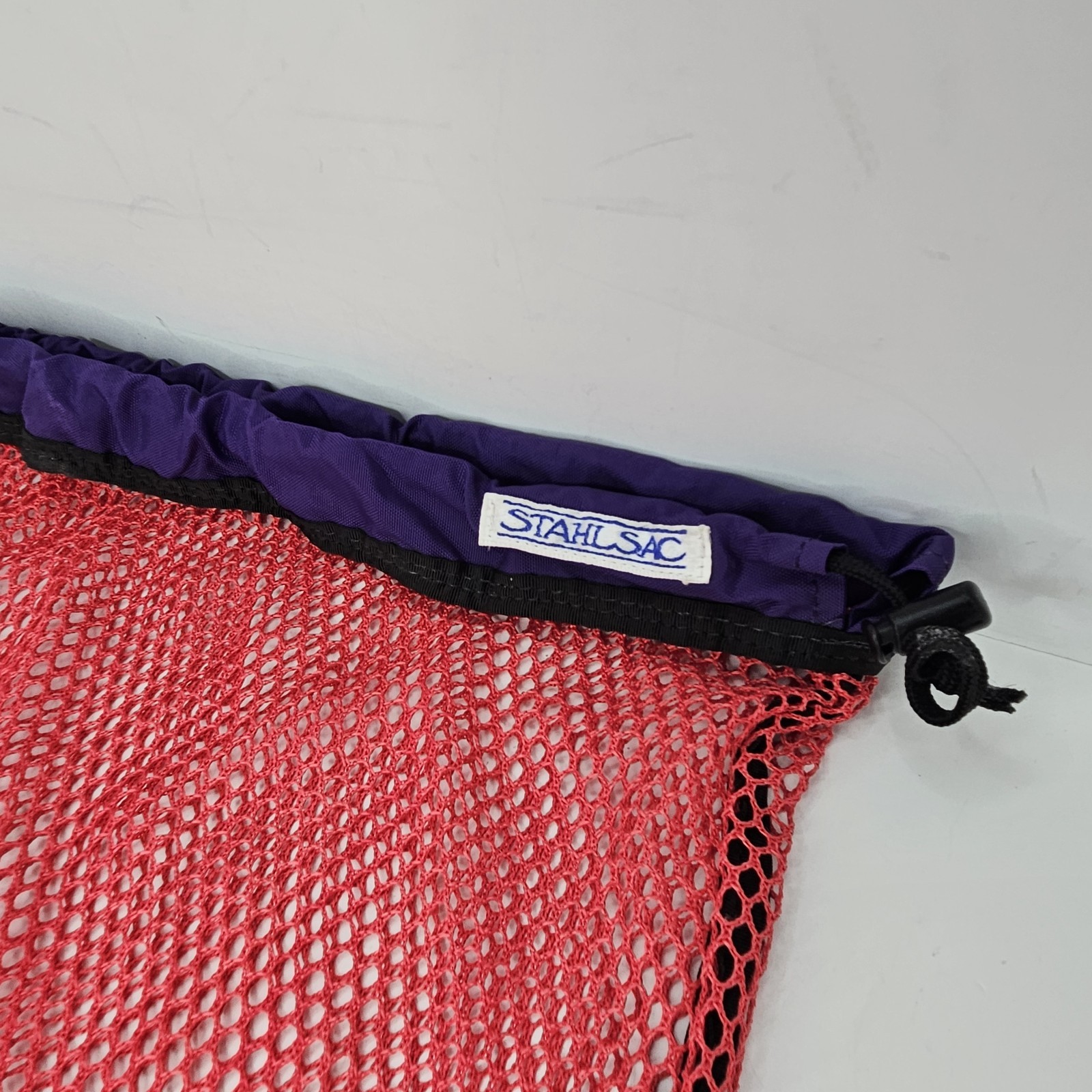STAHLSAC Scuba Diving Bag 21 x 14 Mesh Gear Organizer Swim Fins Holder Pink USED