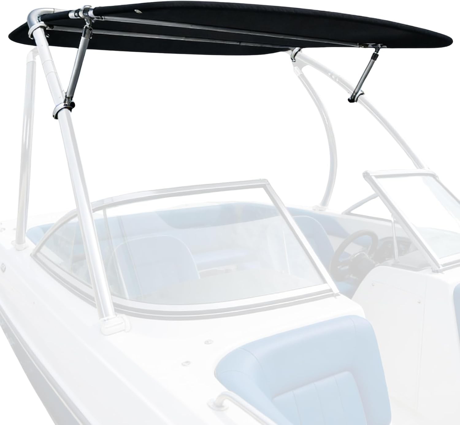 Universal Boat Bimini Top Mount for Most 2-2.5″ Tube Wake Towers, 60″ L x 52″ W