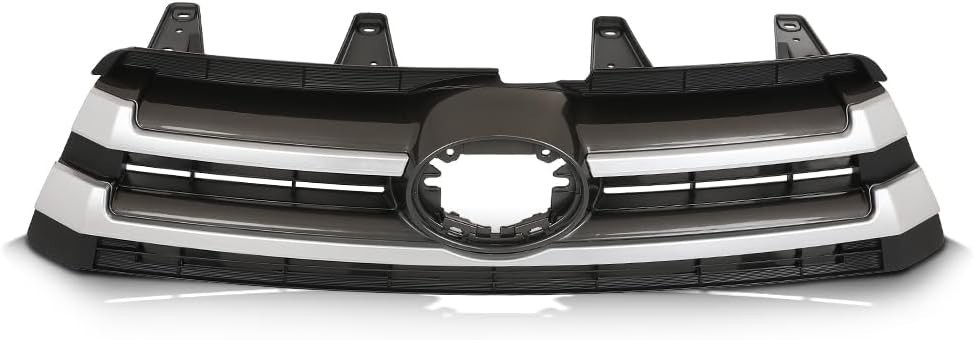 Front Bumper Upper Grille Compatible with Toyota Highlander 2017 2018 2019 53101
