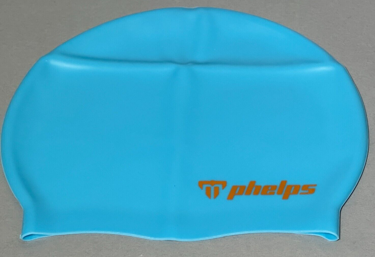 New MP Phelps Adult Unisex Blue Classic 100% Silicone Swim Competition Cap