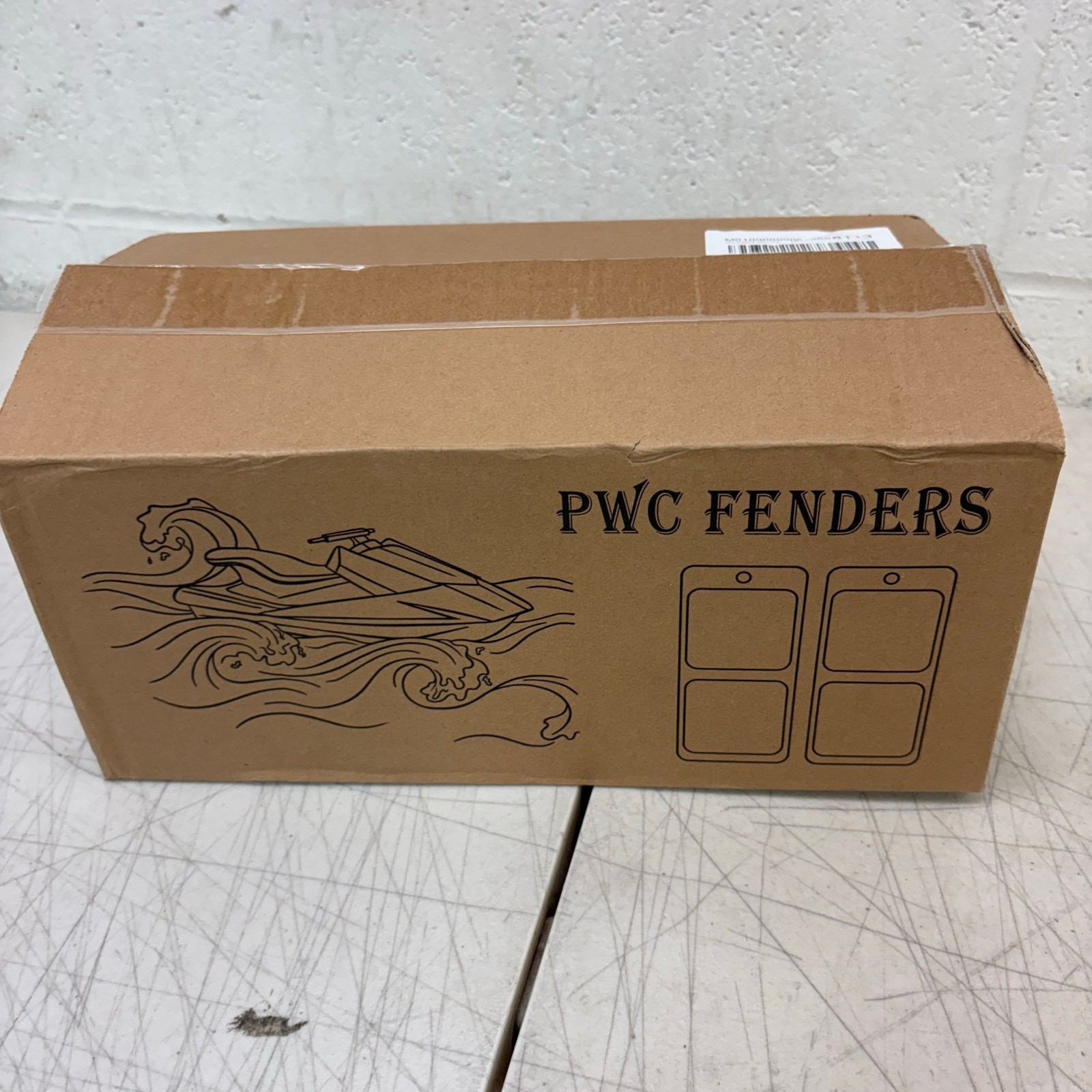 2 Pack – PWC Fender Bumpers 14x6x3.2″ Jet Ski Dock Bumpers w Cords – Gray Camo