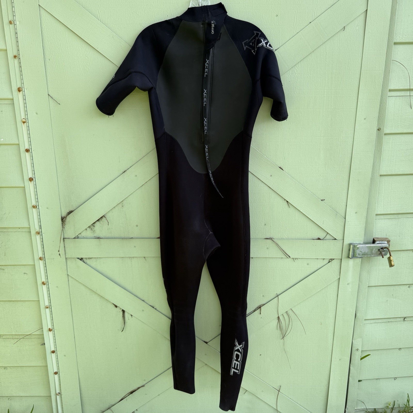 XCEL SLX 2.0 Wetsuit 2mm Short Sleeve Full Suit Steamer Back Zip Mens Large