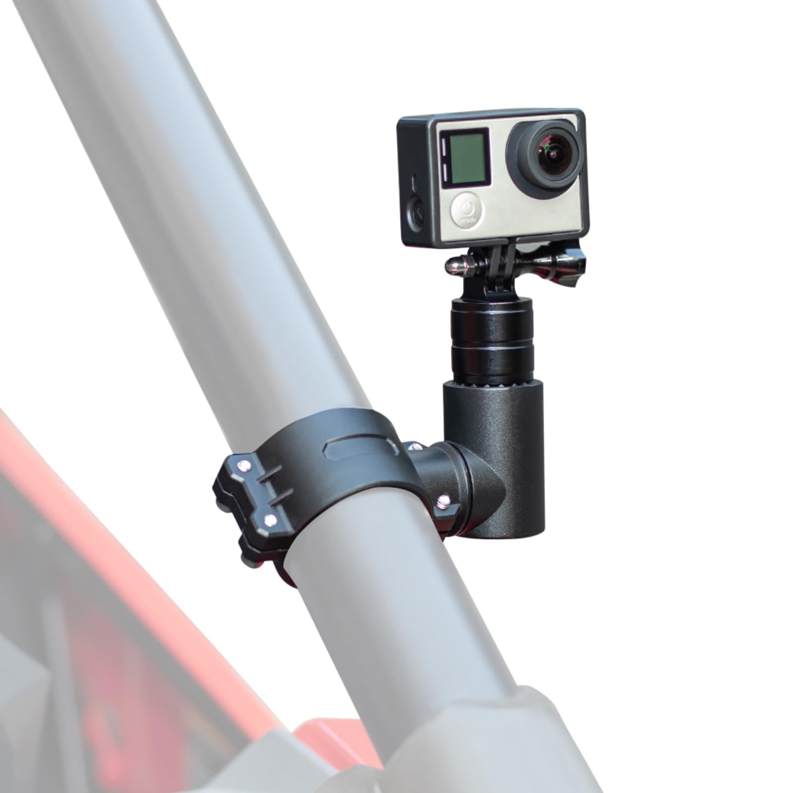KEMIMOTO UTV Camera Mount for 1.75″-2″ Roll Bar 2x5x4 inches, Black