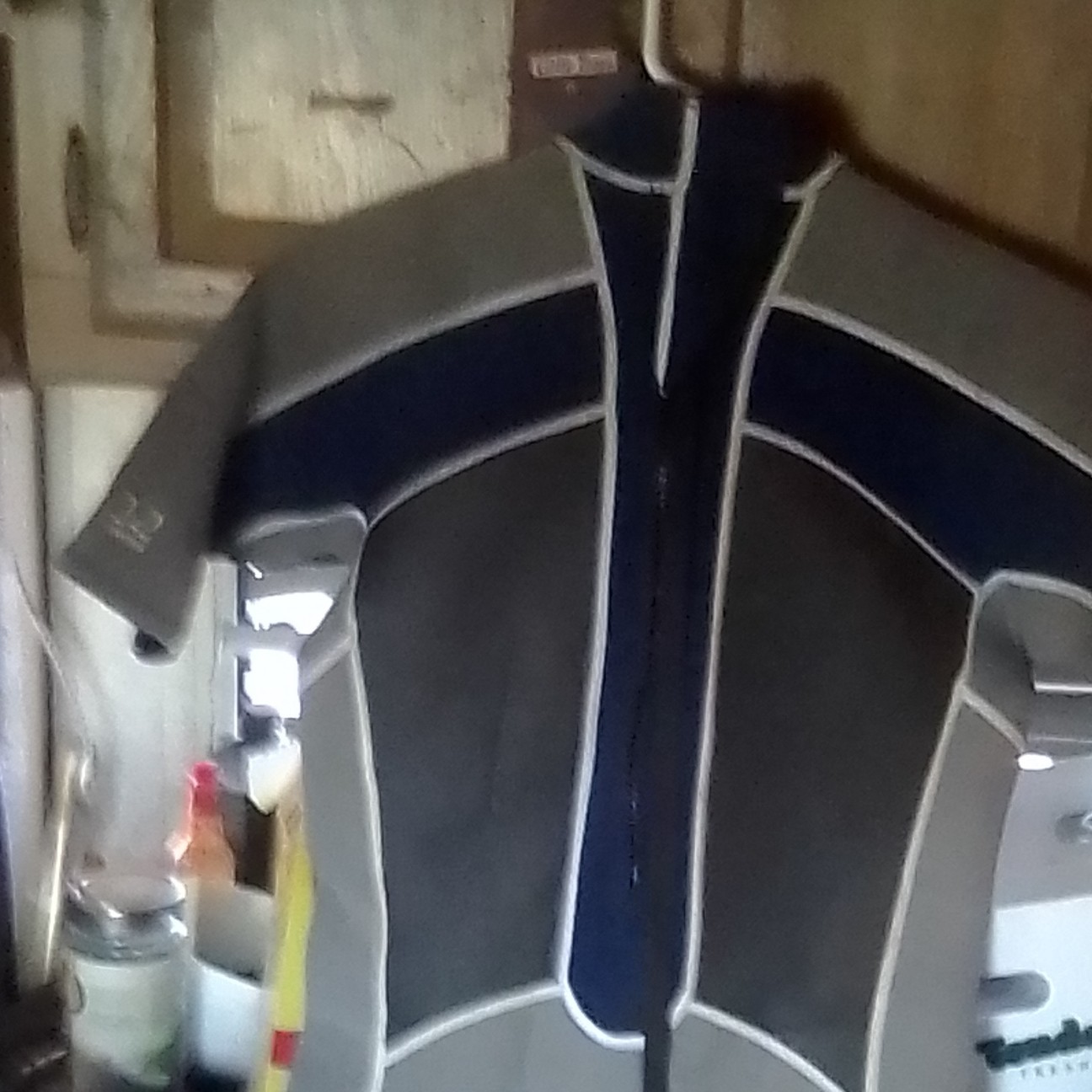 Execute Men’s Wetsuit Large Blue Gray Neoprene Nylon Surf Suit Made in Thailand