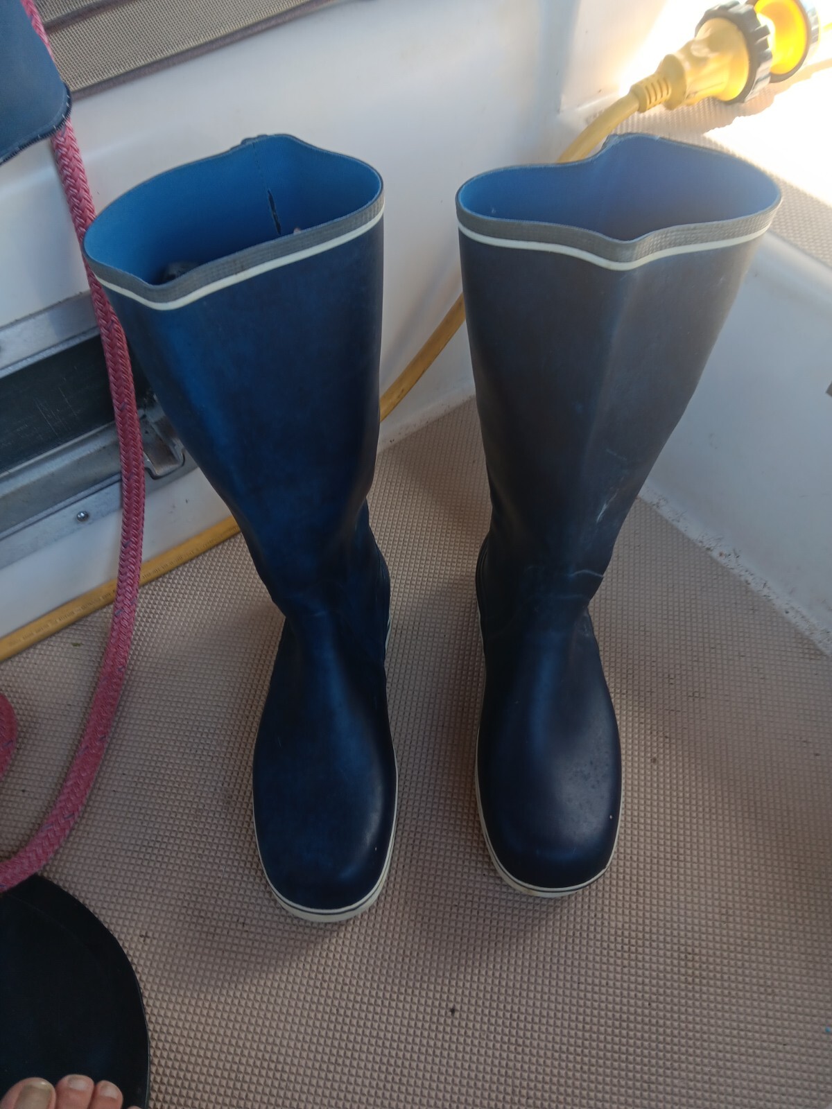 gill sailing boots high top rubber foul weather gear