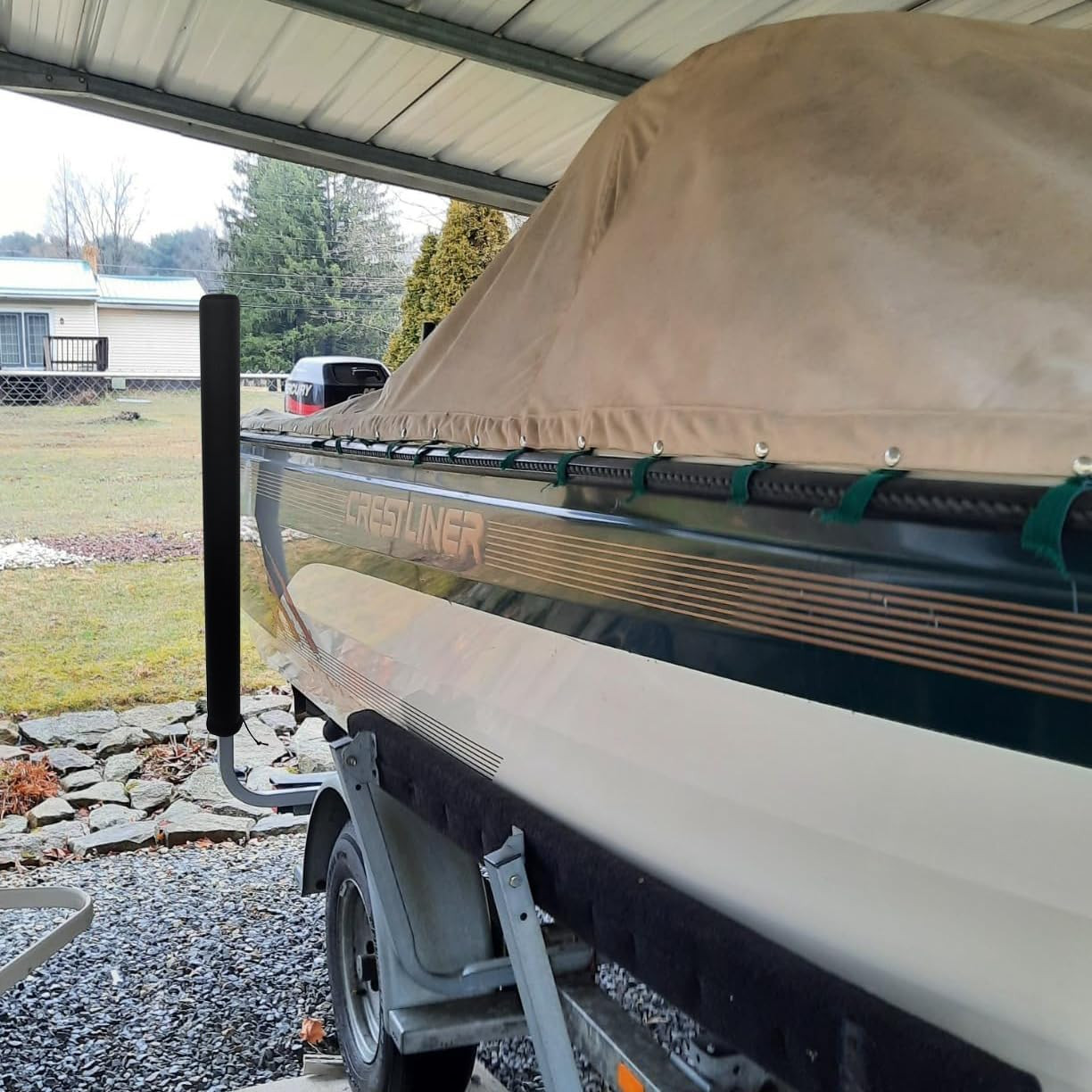 Boat Trailer Guide Pole Cover, 2 Pcs Neoprene Heavy Duty Marine Trailer Guide Pr