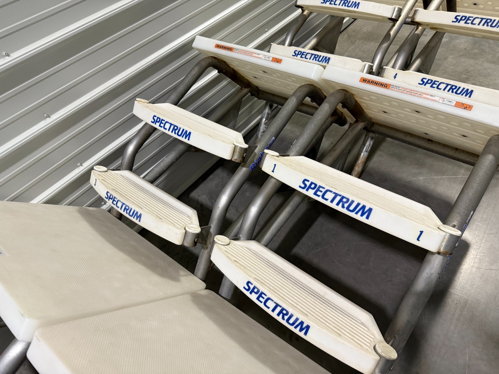 Lot of 8 Spectrum Bighorn Swimming Swim Competitive Starting Block Platform
