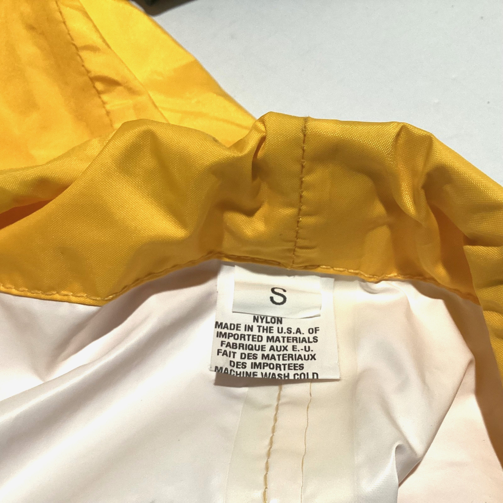 Kokatat Dry Top Womens Small Kayak Paddling Jacket Nylon Yellow Made In USA