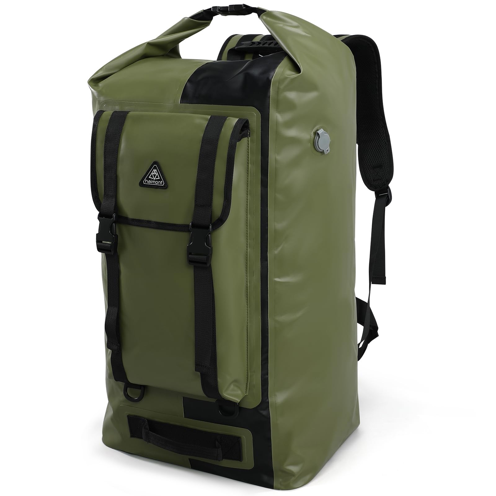 Haimont Dry Waterproof Roll Top Backpack Marine Dry Bag River Pack with Waist…